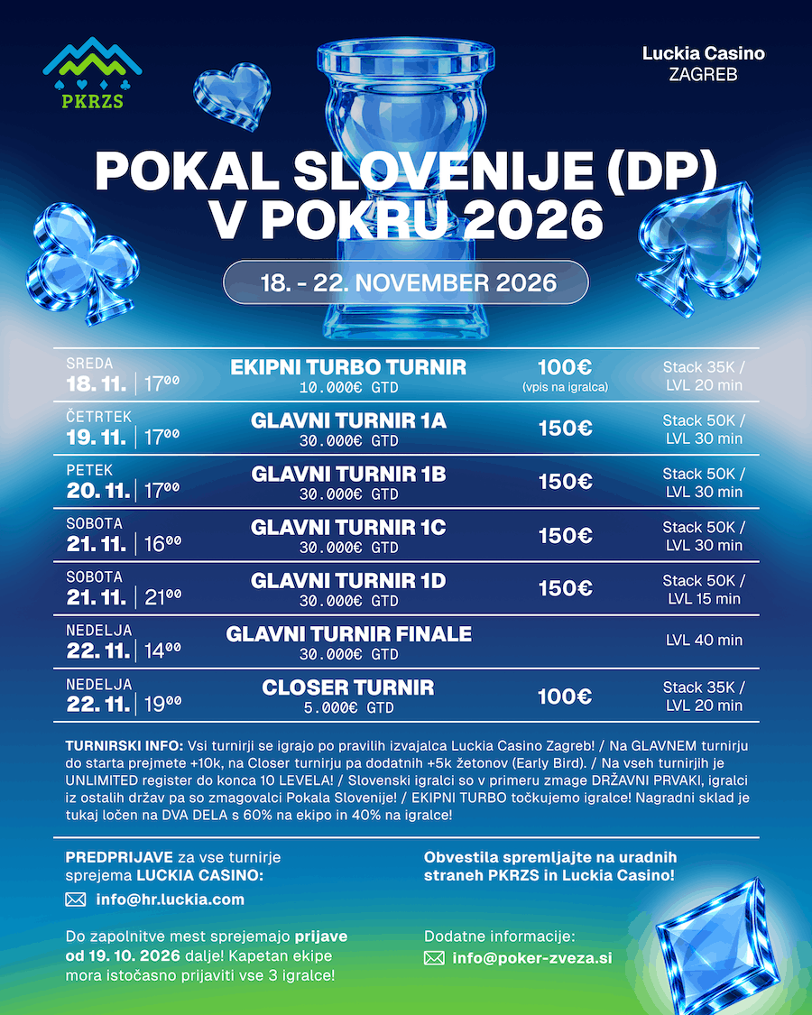 POKAL SLOVENIJE (DP) V POKRU 2026
